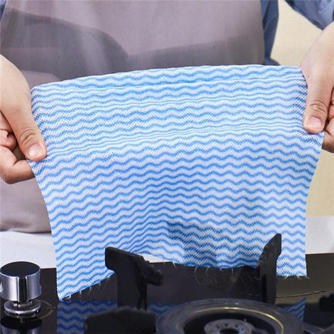 Non Wooven Fabric Disposable Handy Wipe Cleaning Cloth Roll (1Pc) - jugaad.shop