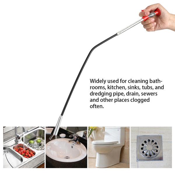 Metal Wire Brush Sink Cleaning Hook Sewer Dredging Device - jugaad.shop