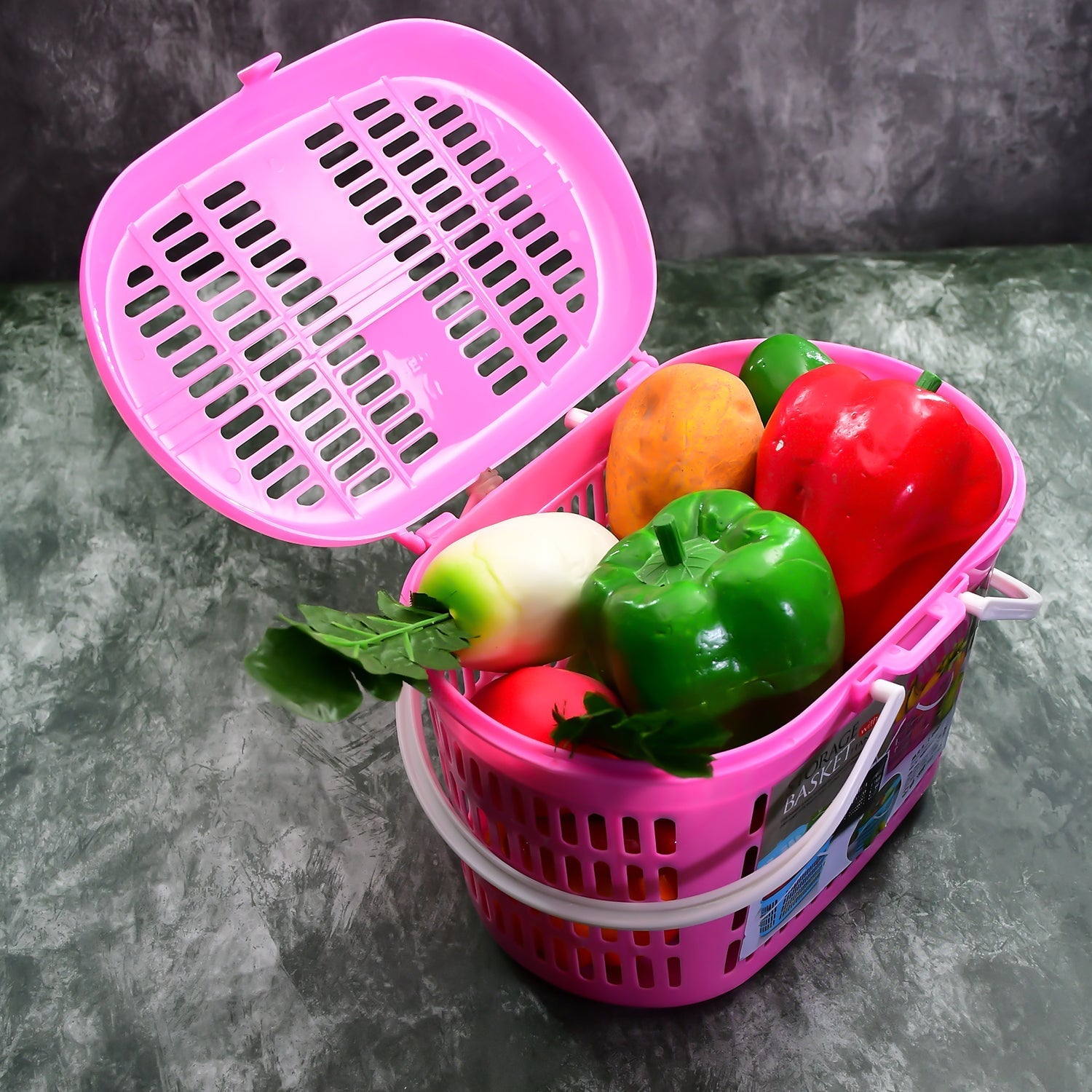 Small multipurpose basket for various uses including picnics