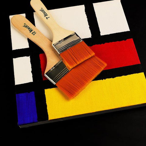 Artistic Flat Painting Brush - Set of 12 - jugaad.shop