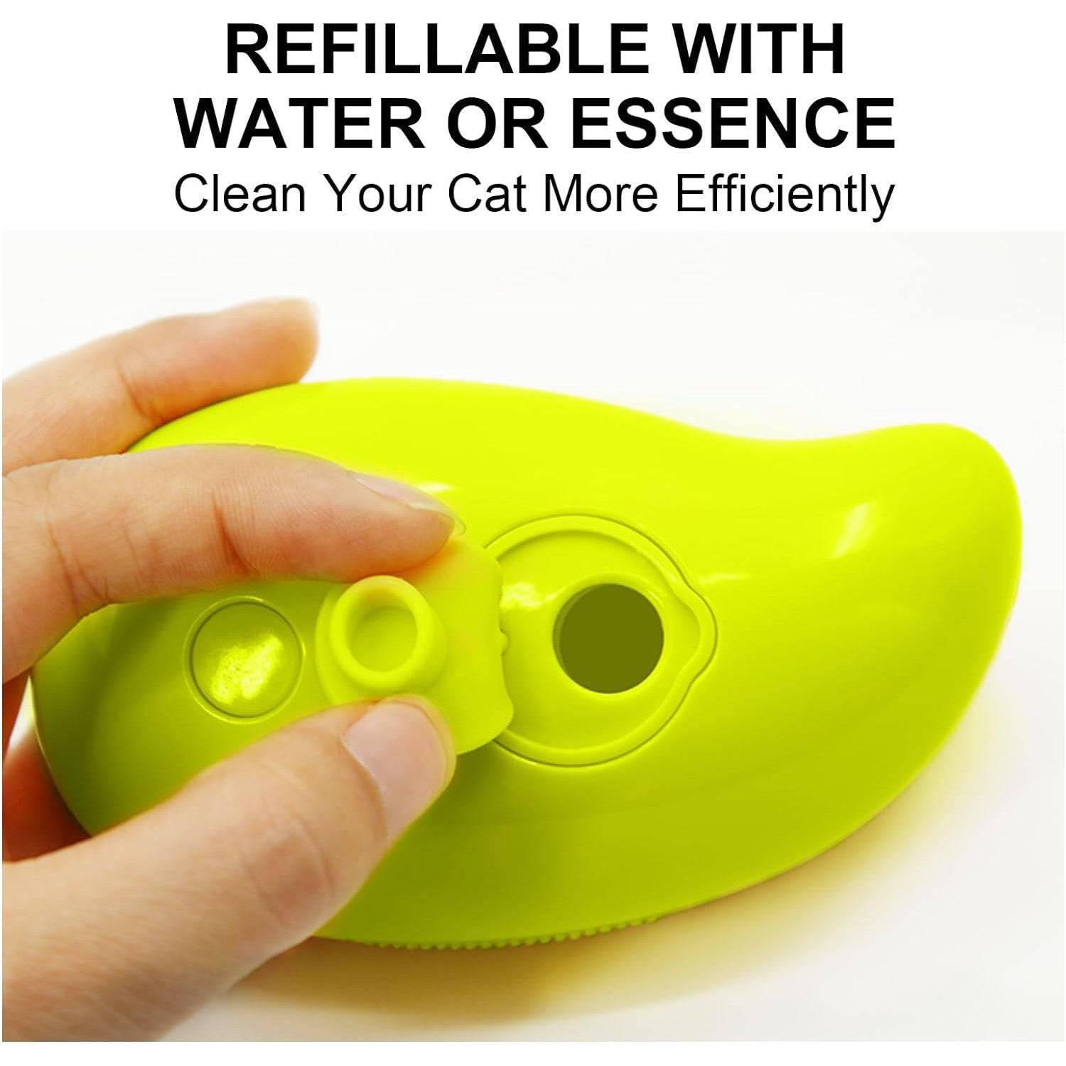 3 In1 Cat Steamy Brush, Self Cleaning Steam Cat Brush Cat Steamer Brush for Massage Cat Grooming Brush Pet Hair Removal Comb for Cat and Dog, for Removing Tangled and Loose Hair - jugaad.shop