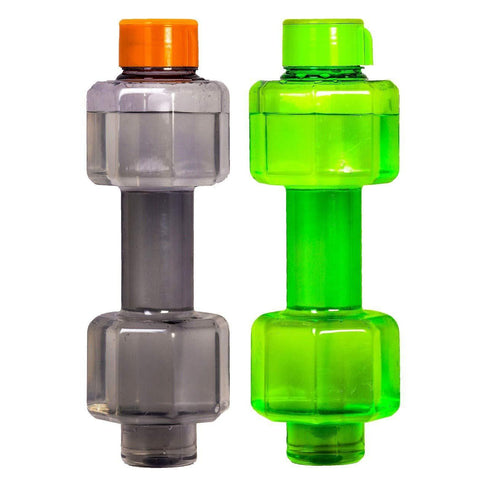 Dumbbell Water Bottle Gym Water Bottle Use For School , Gym , Office Use (750 ml) - jugaad.shop