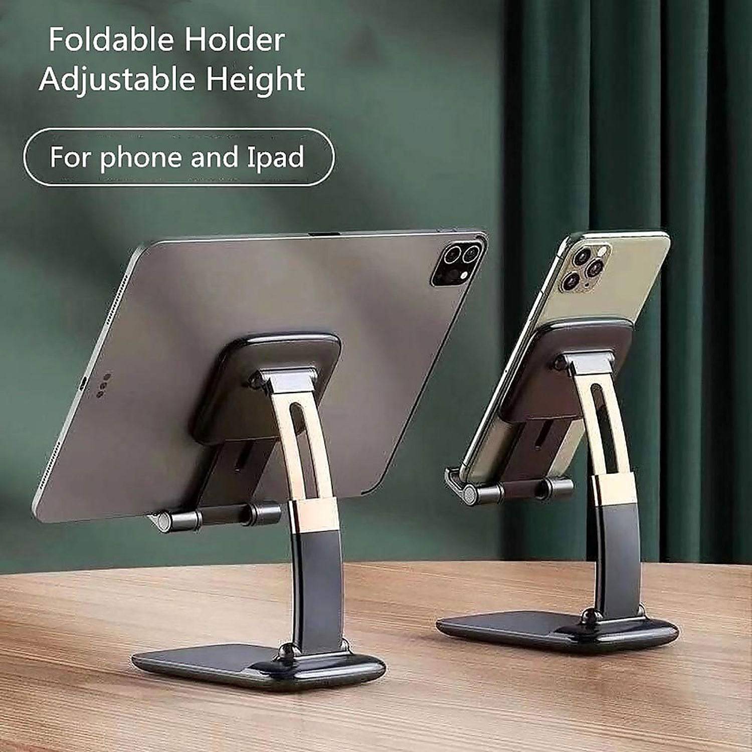 Phone Holder for Table, Foldable Universal Mobile Stand for Desk - jugaad.shop