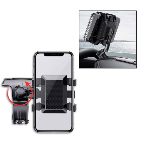 Car Mobile Phone Holder Mount Stand with 360 Degree. Stable One Hand Operational Compatible with Car Dashboard. - jugaad.shop