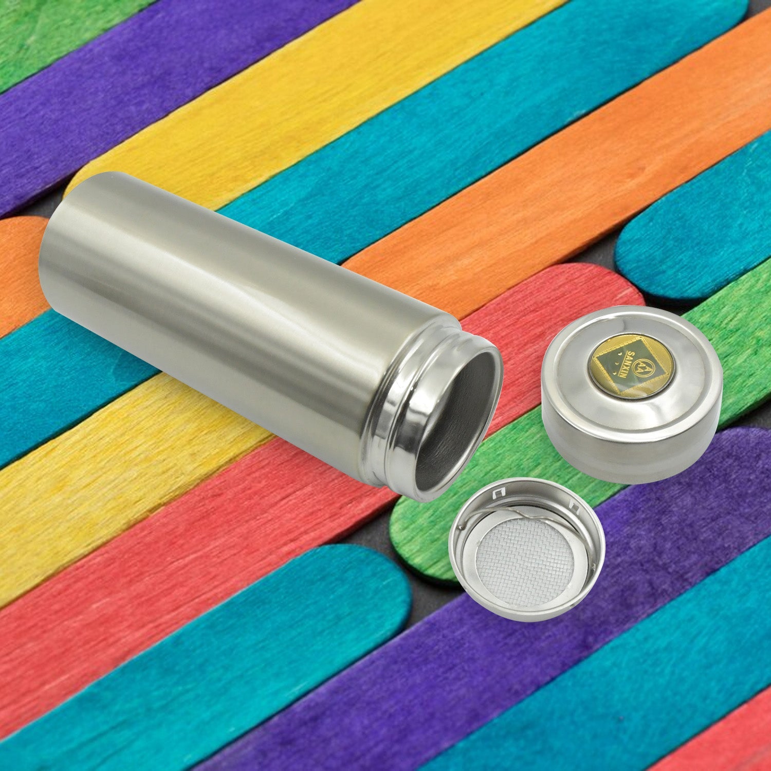 Vacuum Insulated Stainless Steel Flask (1 Pc) - Leak Proof, BPA Free, Hot & Cold - jugaad.shop