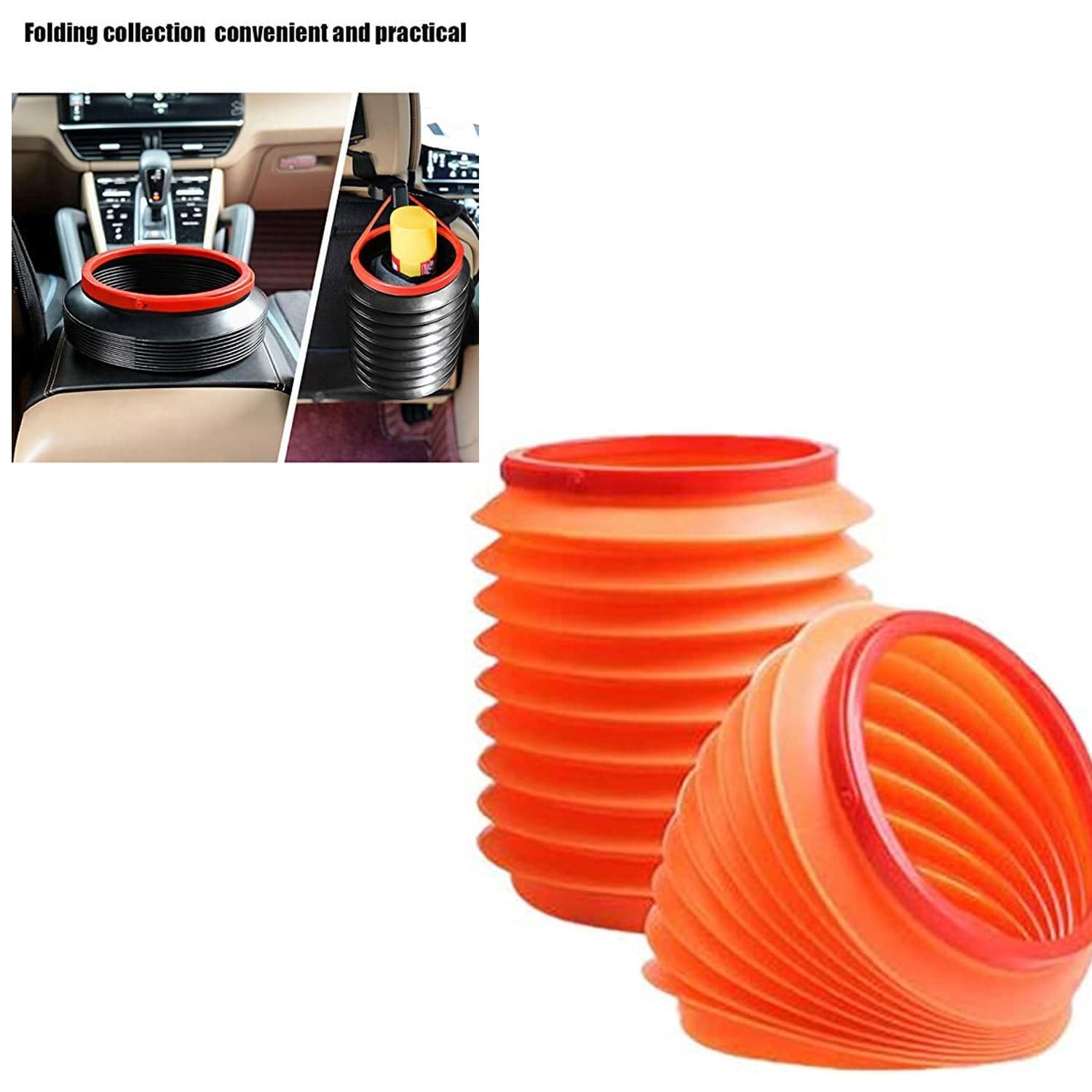 Foldable Storage Bucket , Water Container & Dustbin Multiuse Bucket For Home , Car & Kitchen Use Bucket - jugaad.shop