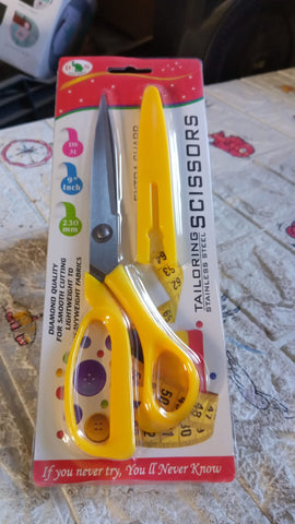 Scissors for craft work paper cutter Scissor stainless steel All Purpose Ergonomic Comfort Grip Office Scissors Craft Shears Sharp Scissors (9 Inch) - jugaad.shop