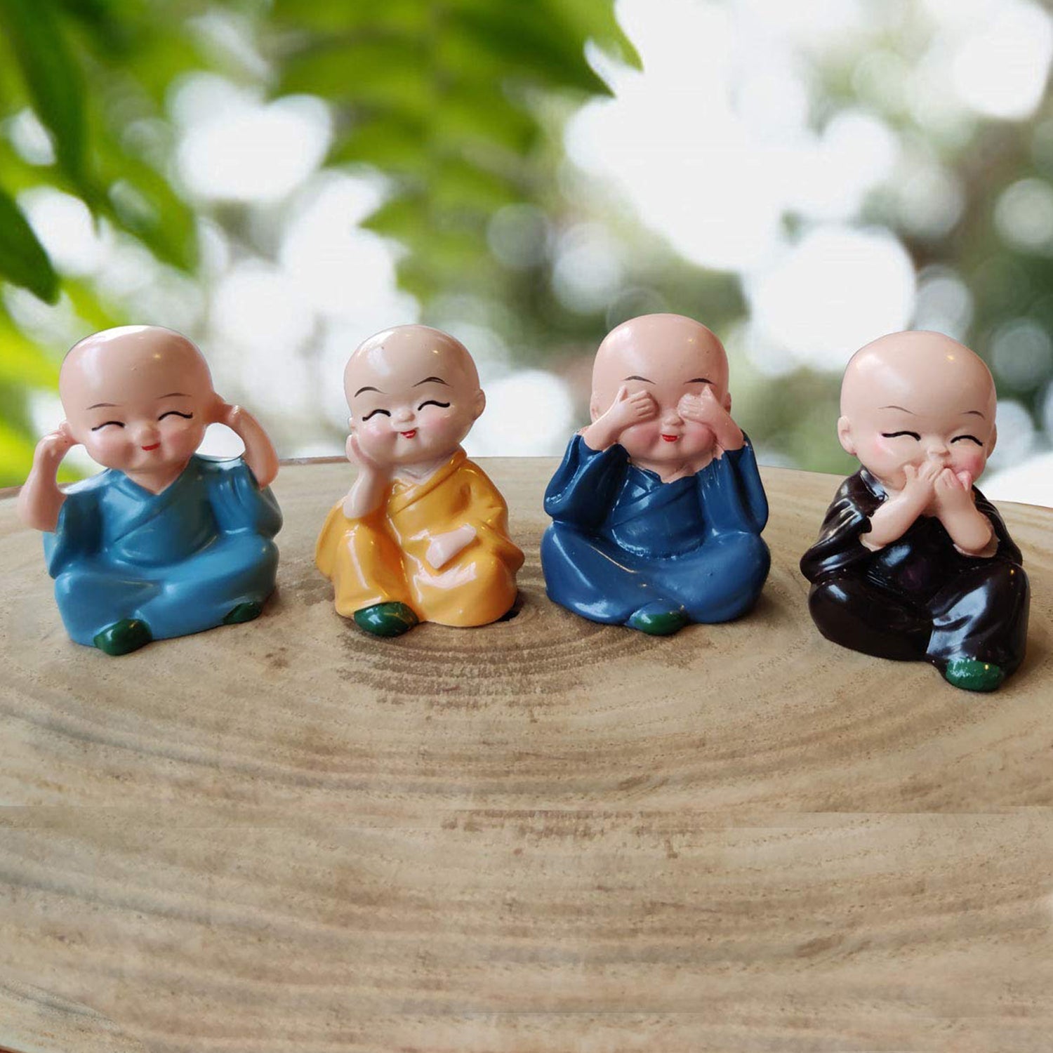 Baby Buddha 4Pc and show piece used for house, office and official decorations etc.-jugaad.shop