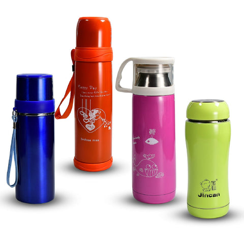 1PC STAINLESS STEEL MIX BOTTLES FOR STORING WATER AND SOME OTHER TYPES OF BEVERAGES ETC. - jugaad.shop