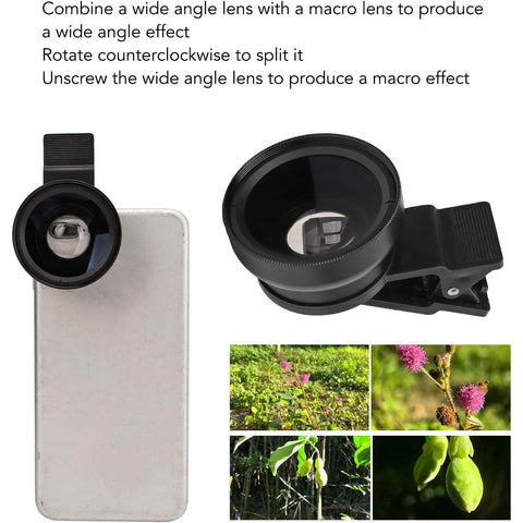 Camera Lens External Phone Lens Phone Camera Lens 0.45X Universal Ultra Wide Angle 12.5X Beauty Function External Lens Camera Accessories for Take Pictures, most Android Smartphone - jugaad.shop