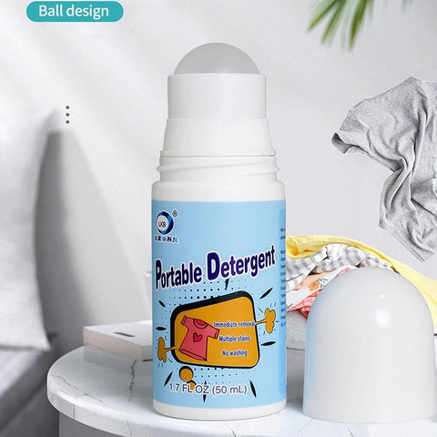 Clothes Stain Remover Bead Design Emergency Stain Rescue Roller-ball Cleaner for Natural Fabric Removes Oil Almost All Types of Fabrics - jugaad.shop