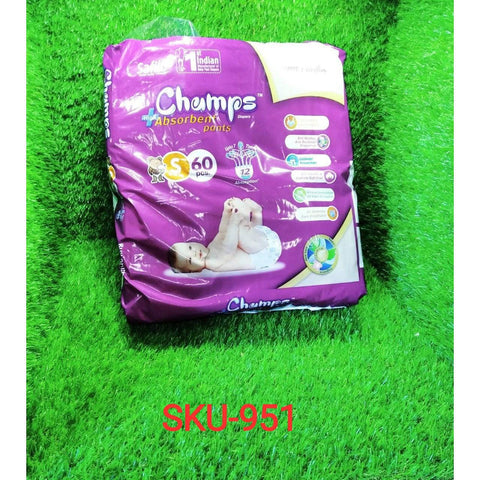 Premium Champs High Absorbent Pant Style Diaper Small, Medium and Large Size Diaper - jugaad.shop