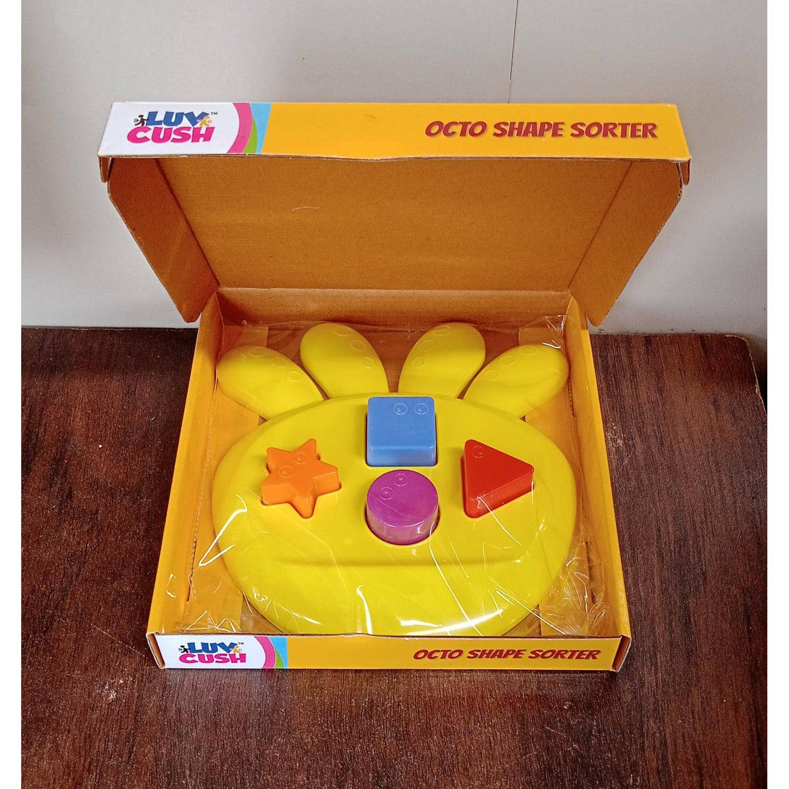 octo Shape sorter Toy Game That Make Your Kid's brain Sharp, Increase Grasping And Sorting Power Education Learning For Girls & boy, Gift Product (1 Pc)  - jugaad.shop