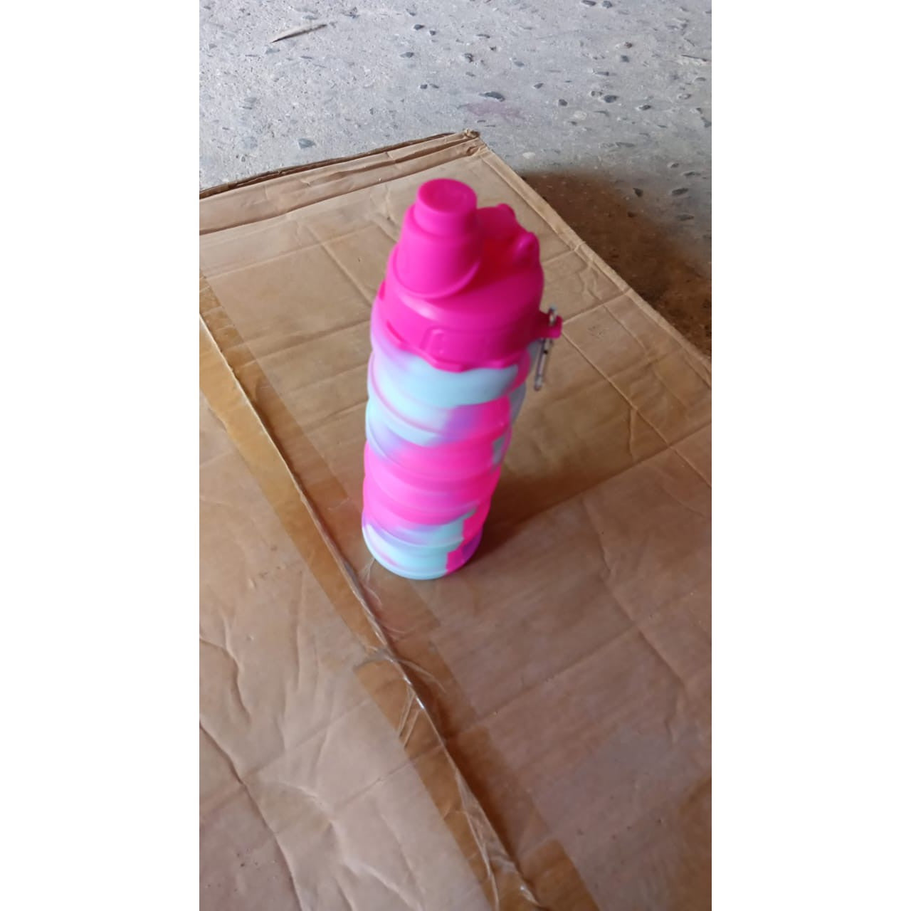 Silicone Foldable Water Bottle (1 Pc / 24 cm Foldable / 500 ML) - jugaad.shop