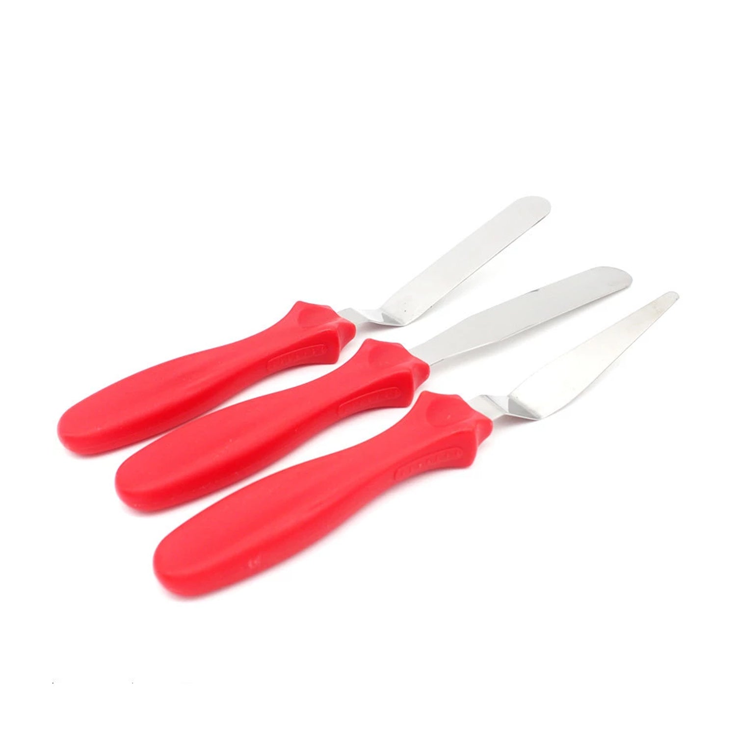 MULTI-FUNCTION STAINLESS STEEL CAKE ICING SPATULA FLAT ANGULAR TRIANGLE PALLET KNIFE SET - jugaad.shop