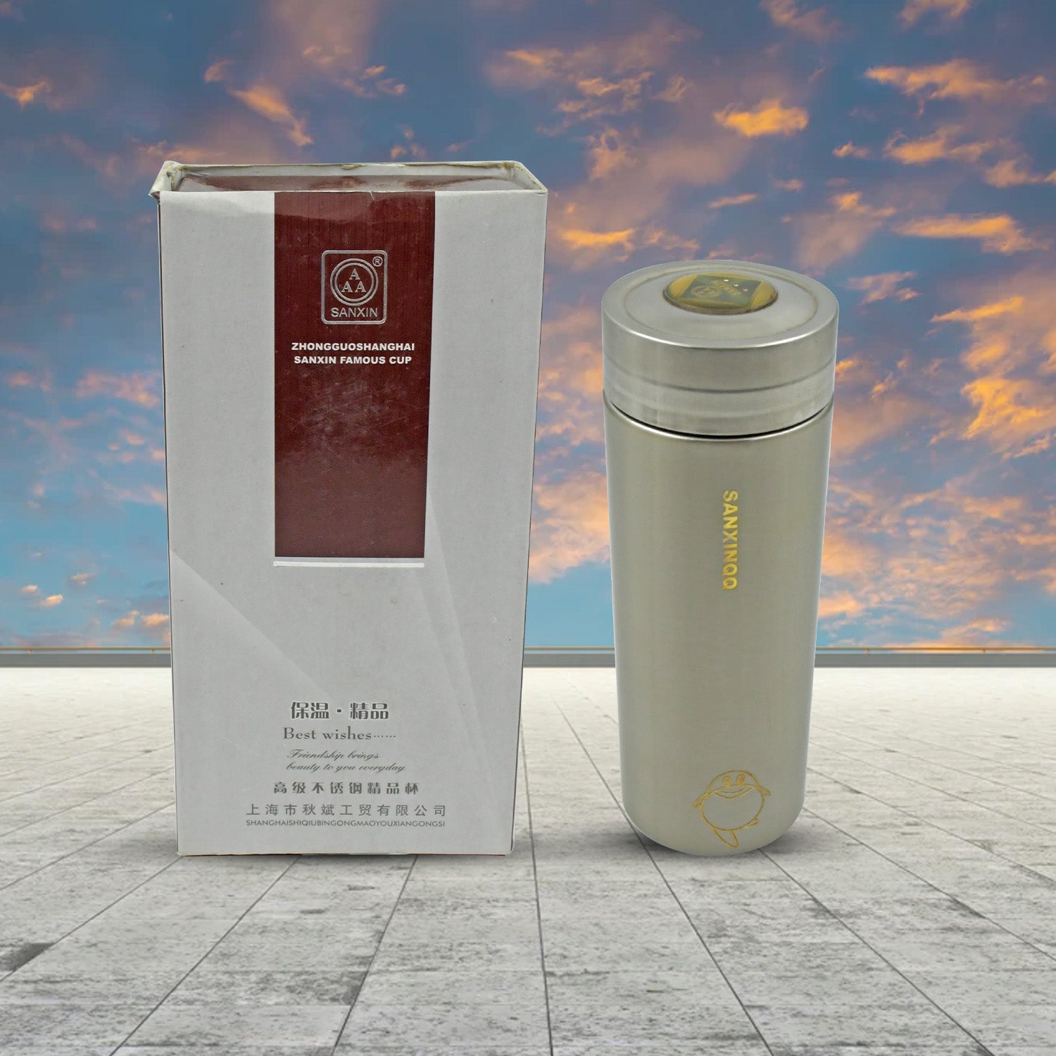 Vacuum Insulated Stainless Steel Flask (1 Pc) - Leak Proof, BPA Free, Hot & Cold - jugaad.shop