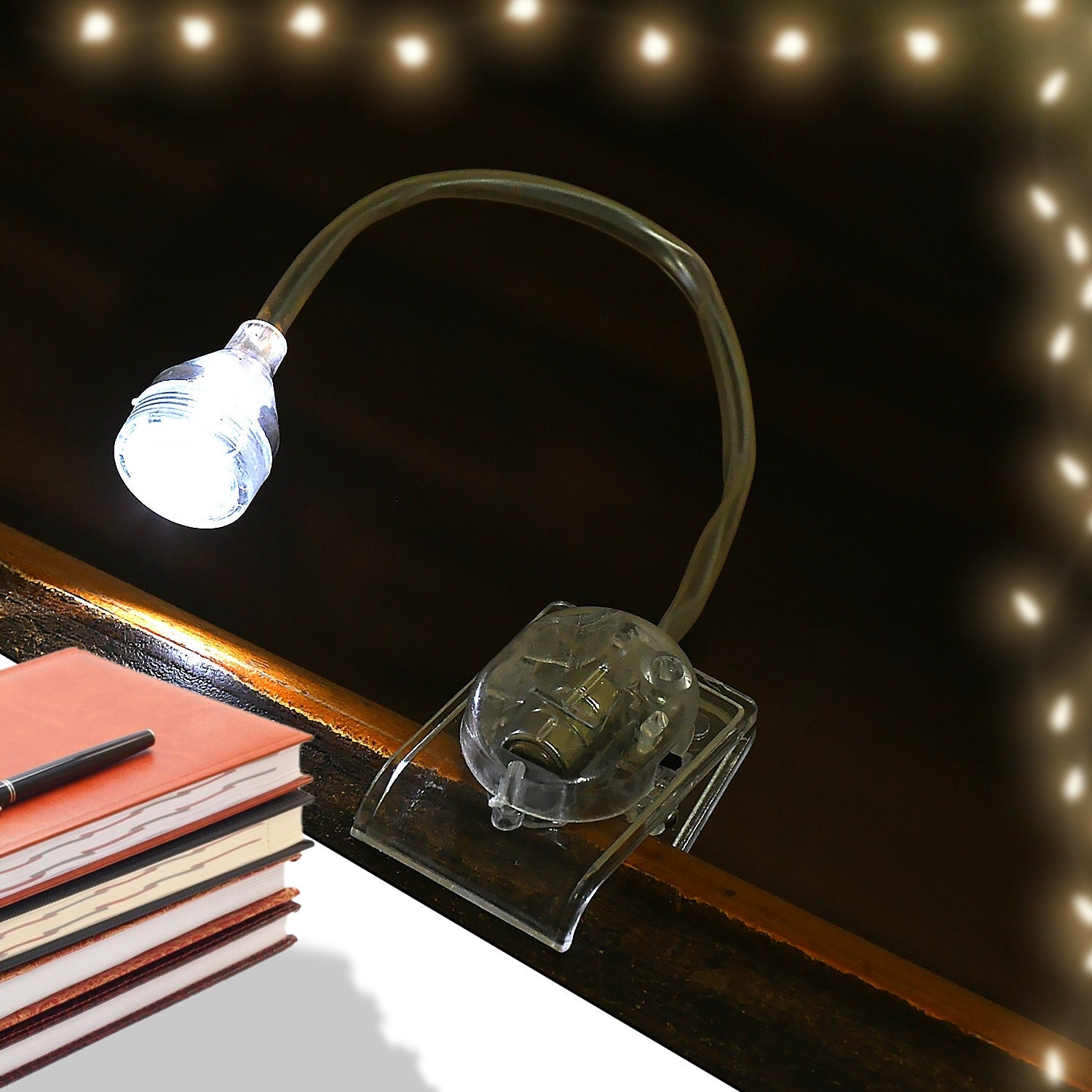 Clip light Portable Clip Light Transparent Clip light Outdoor & indoor Use - jugaad.shop