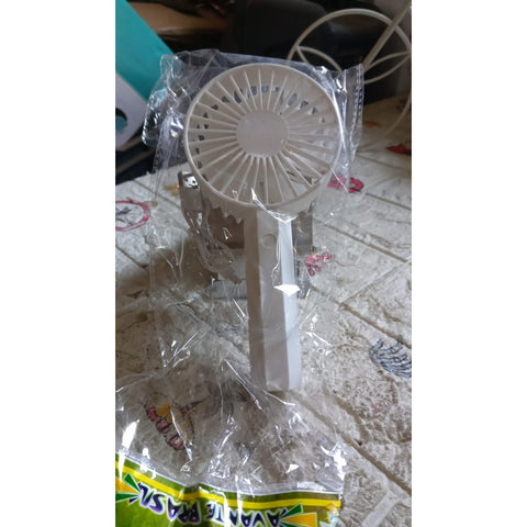 Mini Handheld Fan Portable Rechargeable Mini Fan Easy to Carry, for Home, Office, Travel and Outdoor Use (Battery Not Included) - jugaad.shop