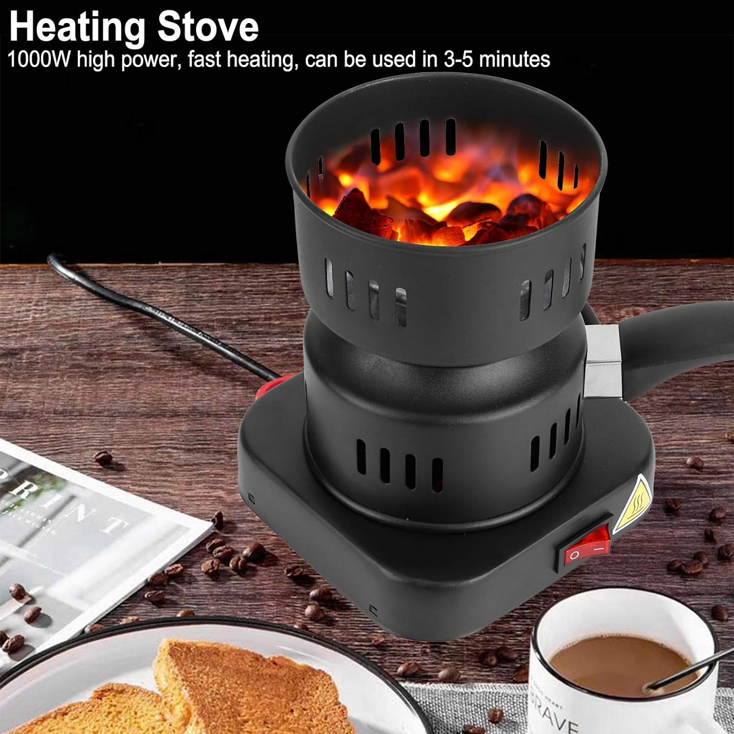 Mini Electric Stove: Heating, Hot Plate & Coffee/Tea Heater (Portable & Compact) - jugaad.shop