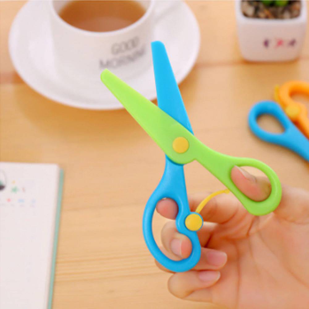 Kids Handmade Plastic Safety Scissors Safety Scissors - jugaad.shop