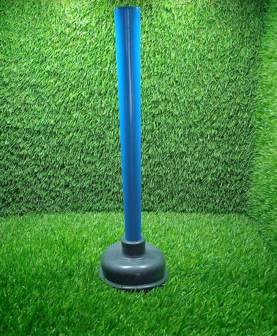 Plunger with sturdy handle, designed for toilet clogs