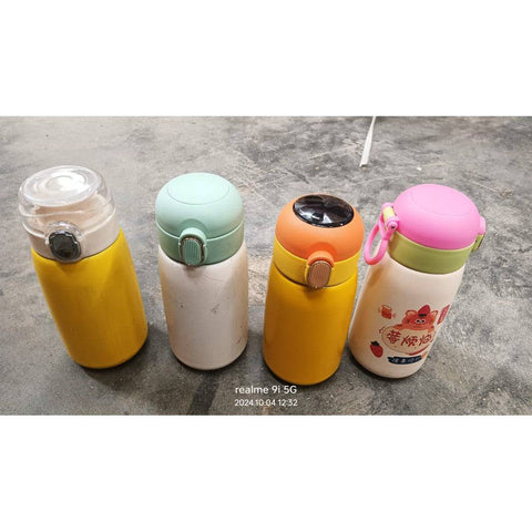 Duck Stainless Steel Water Bottle 400 ML (1 Pc / Mix Design) - jugaad.shop