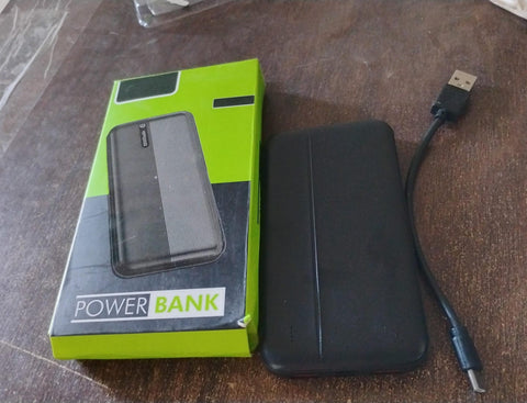 लिथियम-पॉलीमर, 2 USB आउटपुट, पावर बैंक, 10000mAh (1 पीस)