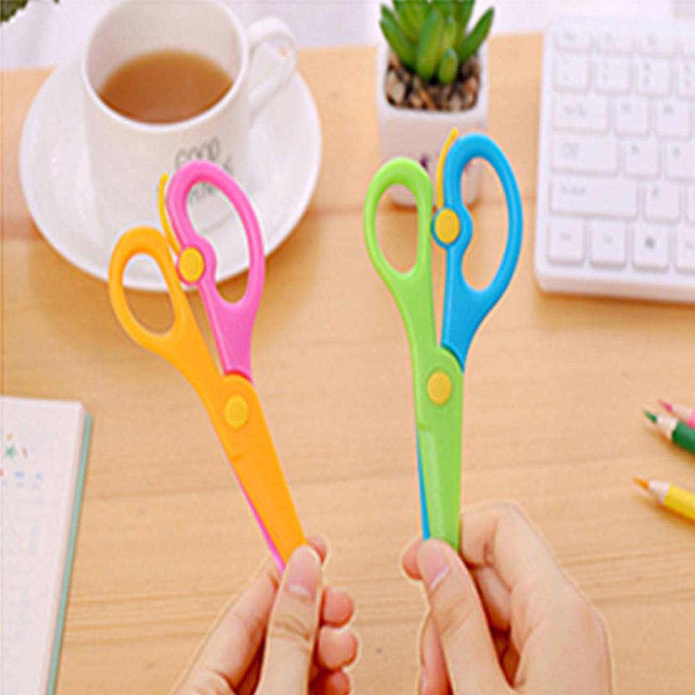 Kids Handmade Plastic Safety Scissors Safety Scissors - jugaad.shop