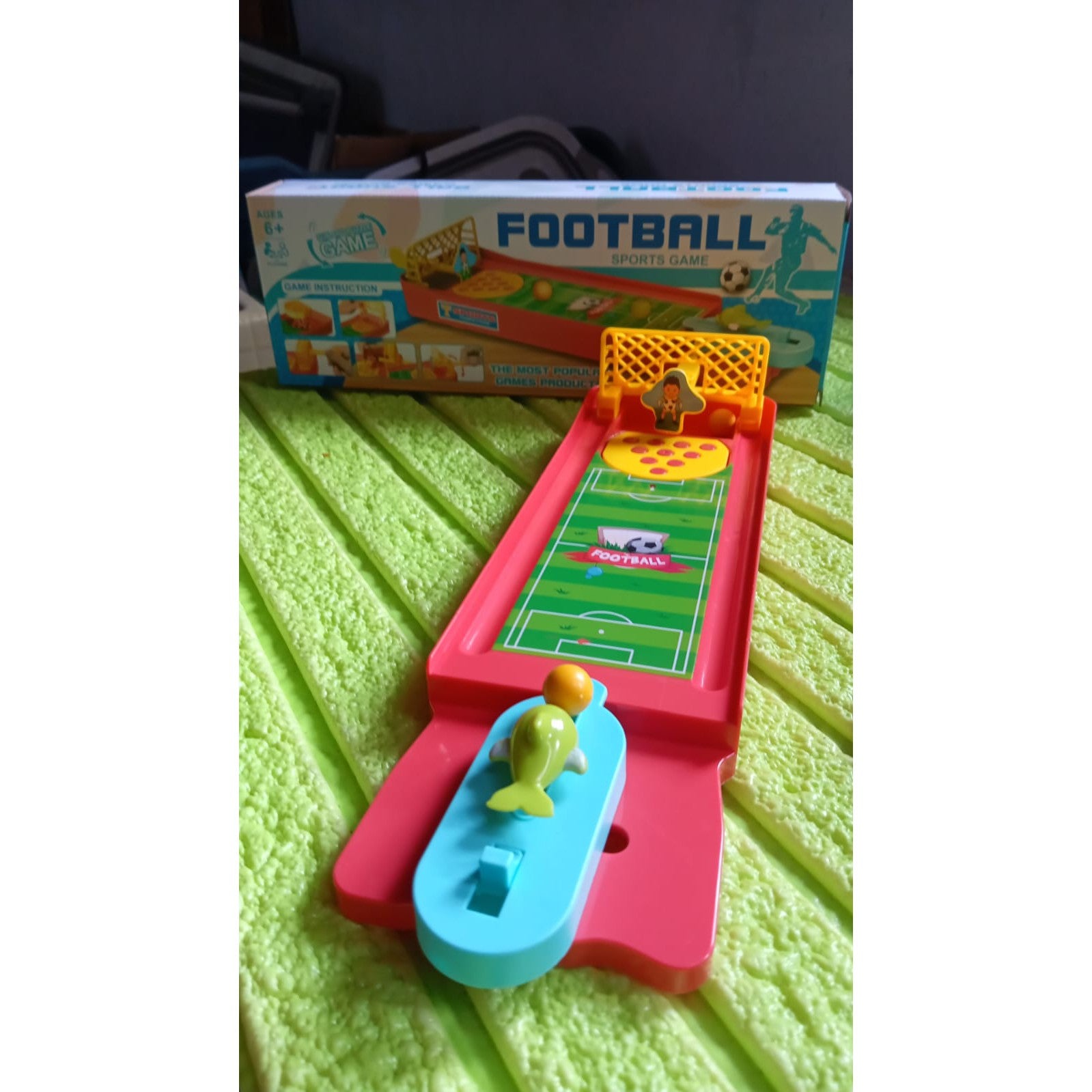 Mini Table Top Finger Football Game for Kids-Desktop Game for Kids & Adults, Fun Indoor Finger Bowling Game for Boys & Girls, Family Board Game - jugaad.shop