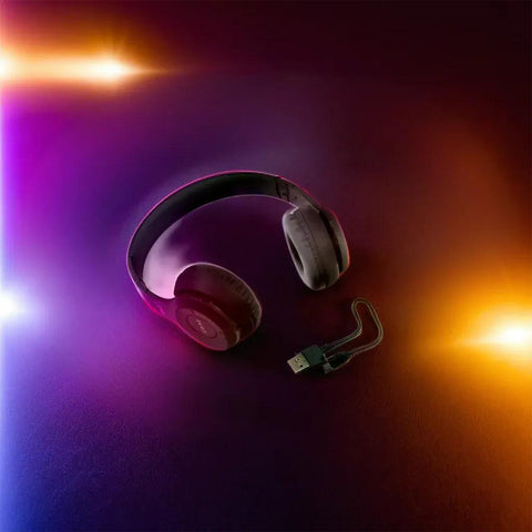 Wireless Headphone Over The Head Bluetooth Headset Foldable Headband Hands-free with Calling Function (1 Pc) - jugaad.shop