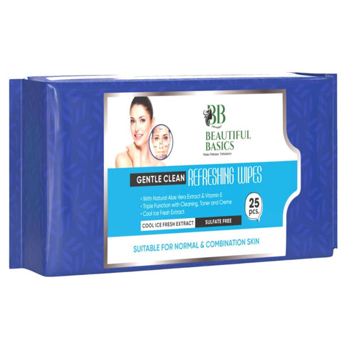 Refreshing Wet Wipes for Face | Facial Cleansing | Refreshing & Skin Hydration| Soothing for skin | pH Balance & Alcohol Free | Nourishing with Fruit extract | 25 Wipes - jugaad.shop