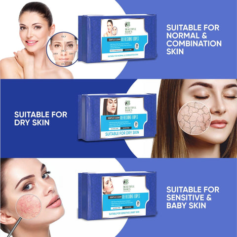 Refreshing Wet Wipes for Face | Facial Cleansing | Refreshing & Skin Hydration| Soothing for skin | pH Balance & Alcohol Free | Nourishing with Fruit extract | 25 Wipes - jugaad.shop