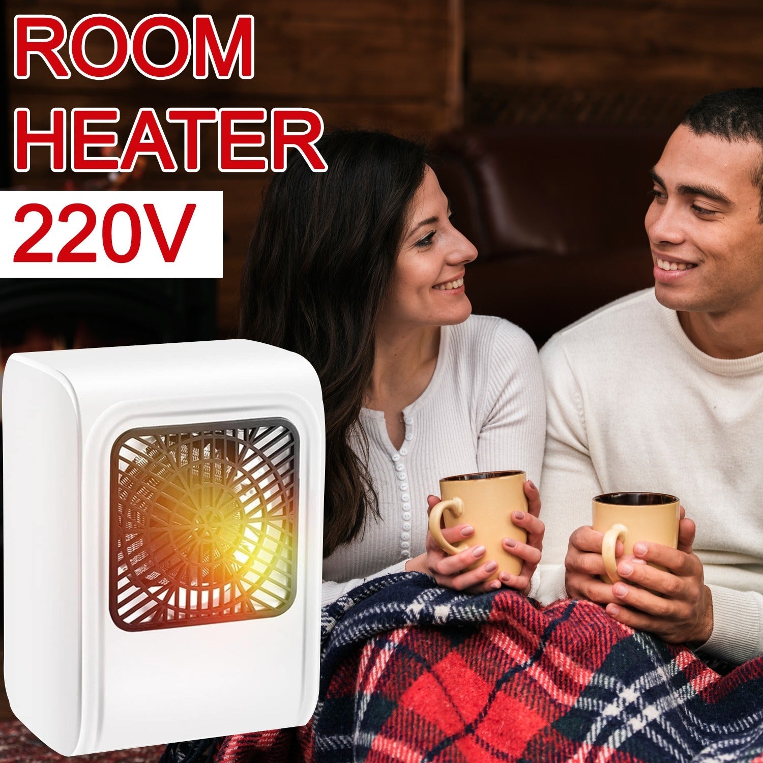 Room Heater 220V Brown Box Heater For Office & Bedroom Use Heater - jugaad.shop