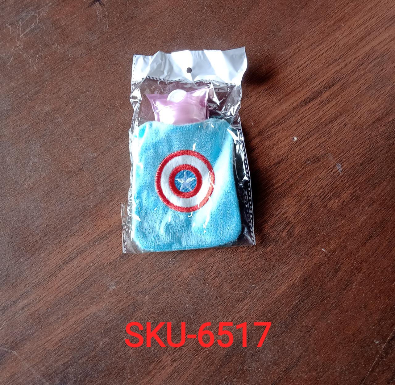 Captain America Print Small Hot Water Bag with Cover for Pain Relief - jugaad.shop