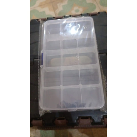 15 Grids Jewelry Organizer Plastic Jewelry Organizer Box Clear Jewelry Organizer Box Plastic Bead Organizers with Adjustable Dividers for Herbs Pills Bead, Jewelry, and Other Small Item (1 Pc) - jugaad.shop