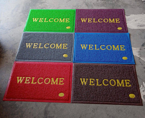 Welcome Door Mat for Home Entrance Outdoor Mat Anti Slip Heavy Duty and Waterproof | Easy to Clean for Entry For Bedroom, Living Room (23x15 Inch) - jugaad.shop