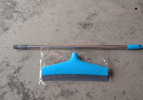 Telescopic home wiper, plastic, 12 inch head, different angle