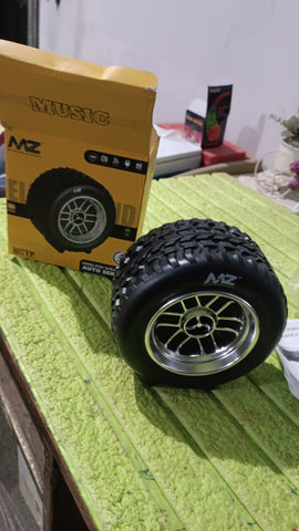 Portable Tyre / Wheel Shape Wireless Bluetooth Speaker (1 Pc)-jugaad.shop