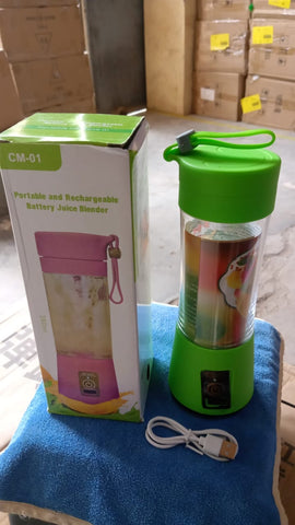 Portable 6 Blade Juicer Cup USB Rechargeable Vegetables Fruit Juice Maker Juice Extractor Blender Mixer - jugaad.shop