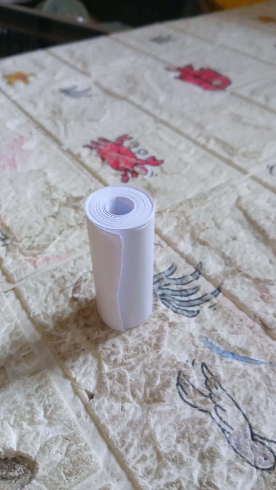 Small Thermal Printer Paper, Printing Paper Roll Aging Resistant Fast Color Rendering Portable Clear Printing for Travel (1 Pc / Printing Paper Roll ) - jugaad.shop