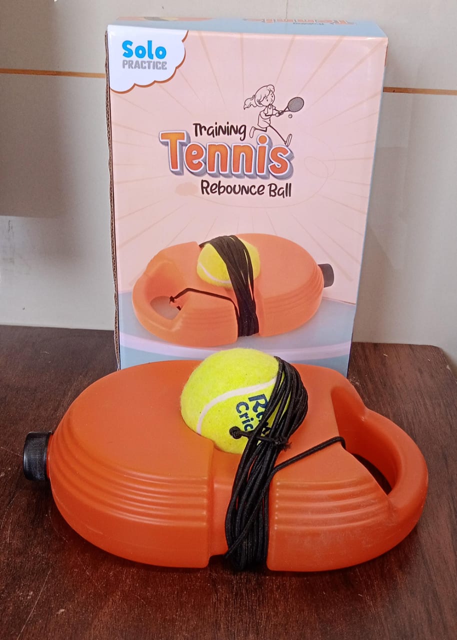 Tennis Trainer Rebound Ball with String, Convenient Tennis Training Gear, Tennis Practice Device Base for Kids Adults - jugaad.shop