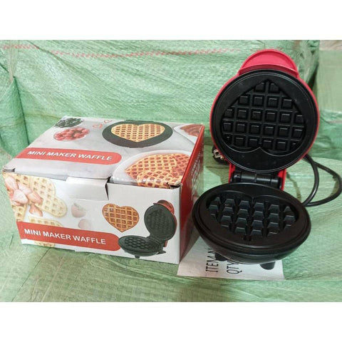 Mini Waffle Maker Machine Waffle Iron Home Appliances Kitchen Gift Easy To Clean, On-Stick Surfaces, Perfect Breakfast, Dessert, Sandwich, Pan Cakes, Paninis / Other Snacks Machine - jugaad.shop