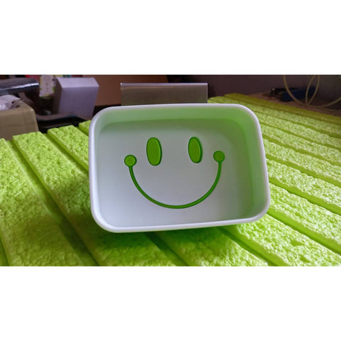 Portable Travel Home Box Cute Cartoons Smile Face Container Draining Holder Soap Dish - jugaad.shop