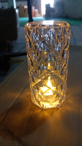 Diamond table lamp Candles for Home Decoration, Crystal Candle Lights - jugaad.shop