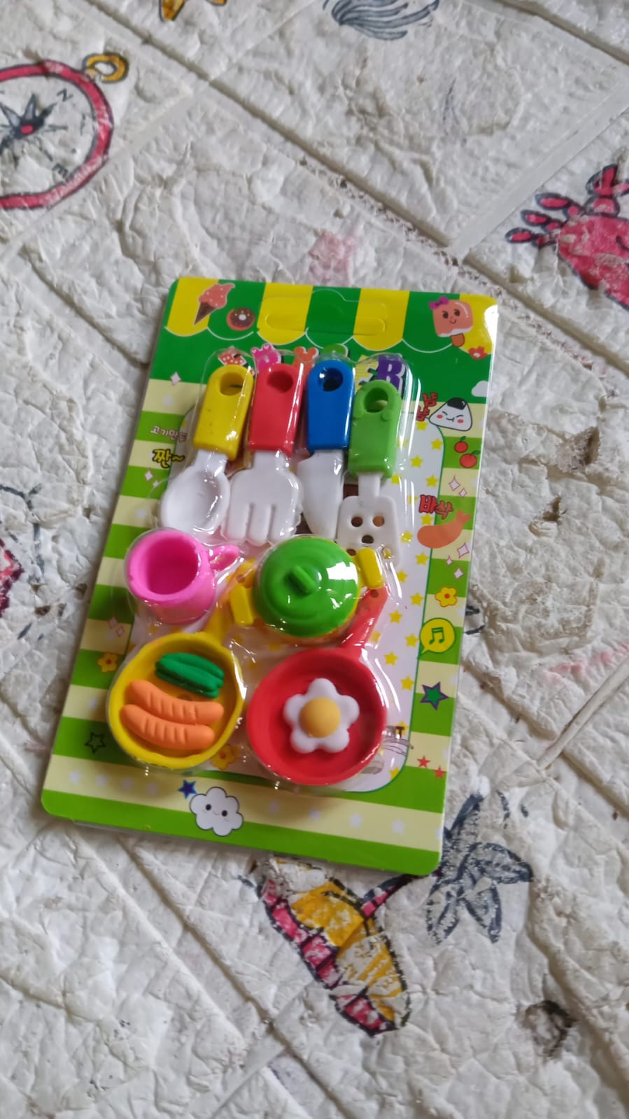 Fancy & Stylish Mini Erasers for Kids (8 Pc Set) - Fun Designs, Party Favors - jugaad.shop