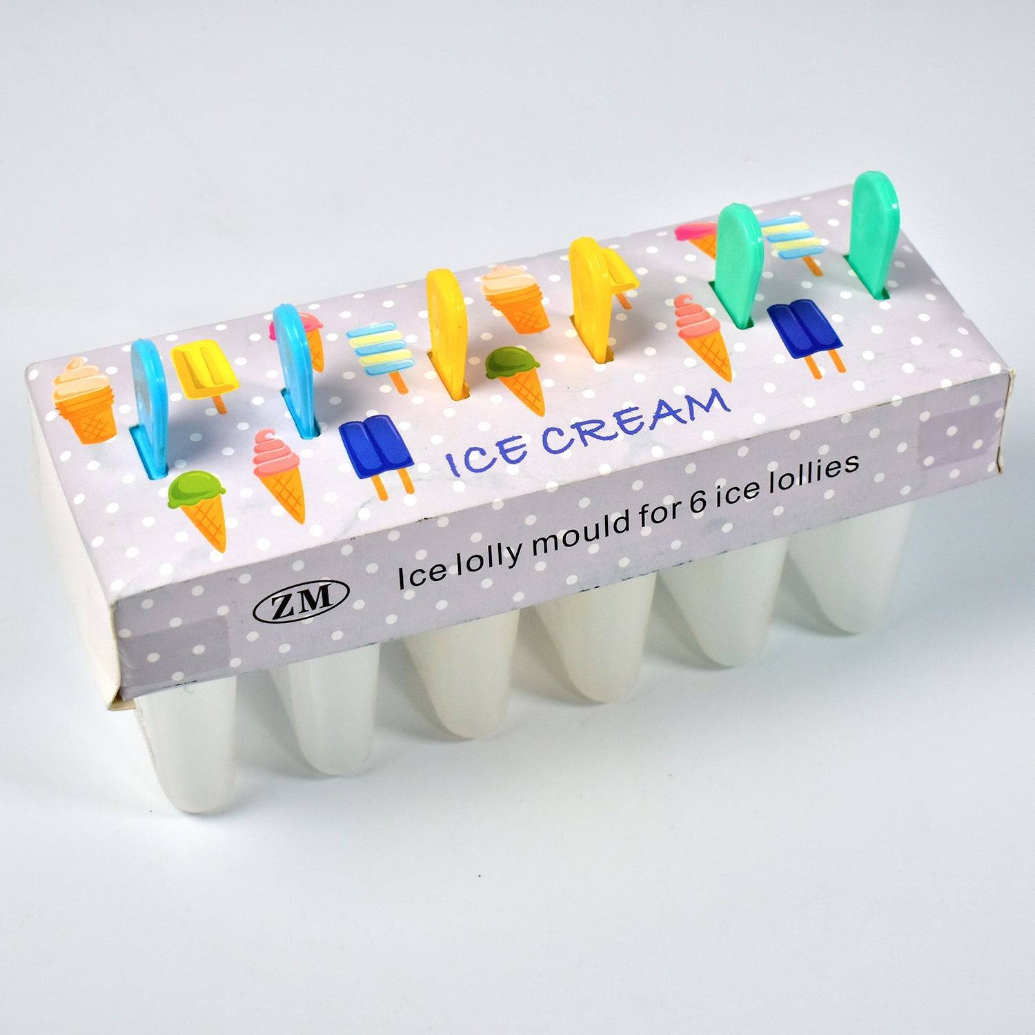 Ice Candy Maker Upgrade Popsicle Molds Sets 6 Ice Pop Makers Reusable Ice Lolly Cream Mold Home-Made Popsicles Mould with Stick - jugaad.shop