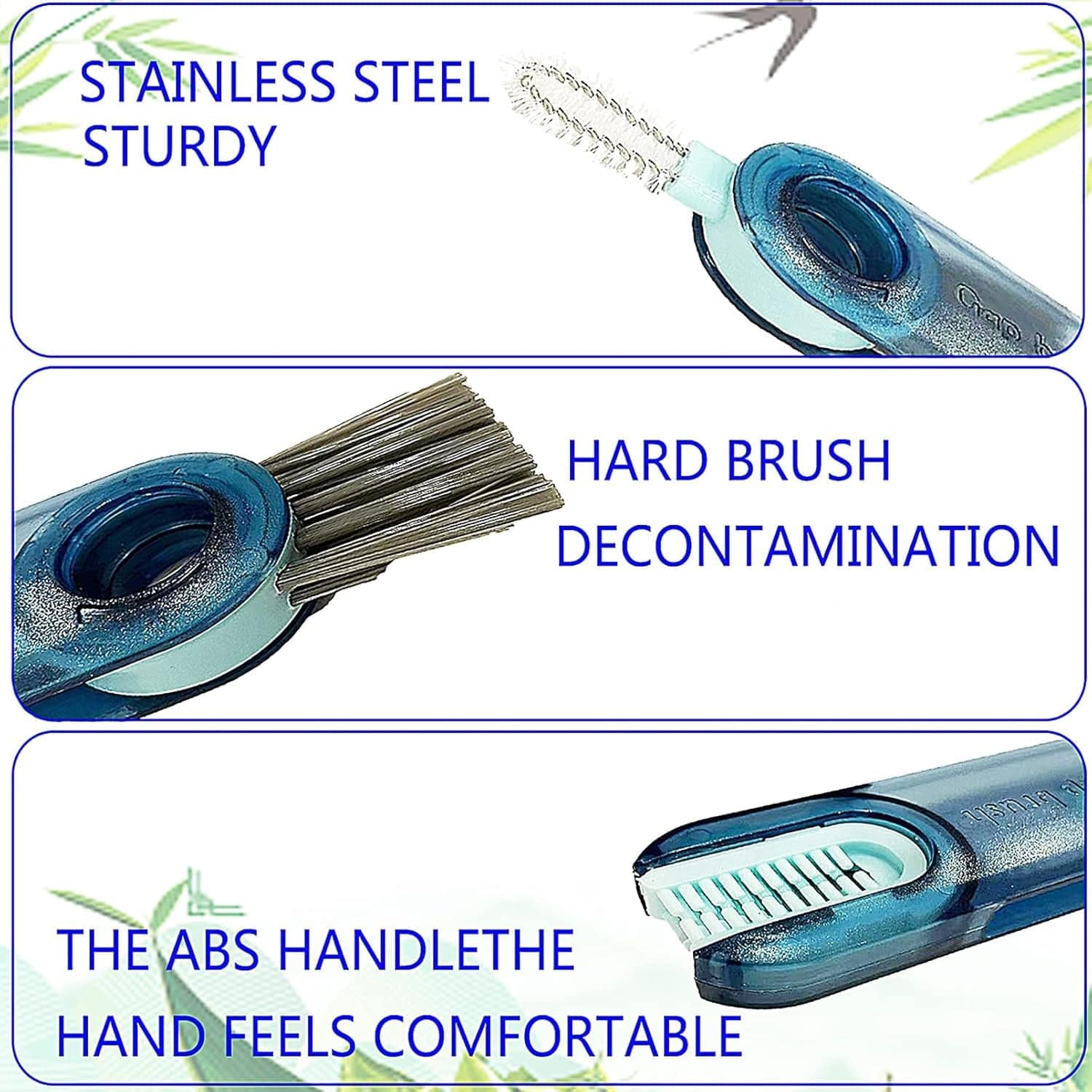 3 in 1 Multifunctional Cleaning Brush  (1 Pc / Loose)