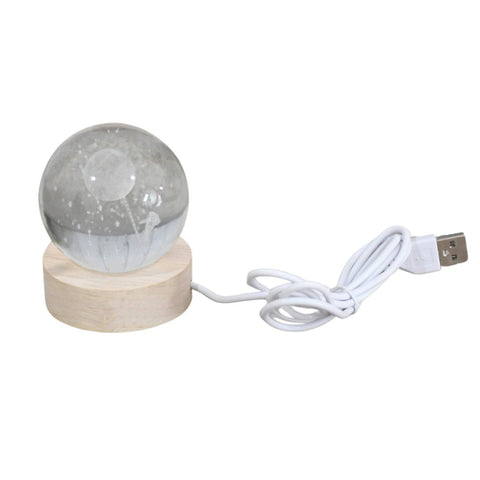 3D Crystal Ball lamps With Base (1 Pc)-jugaad.shop