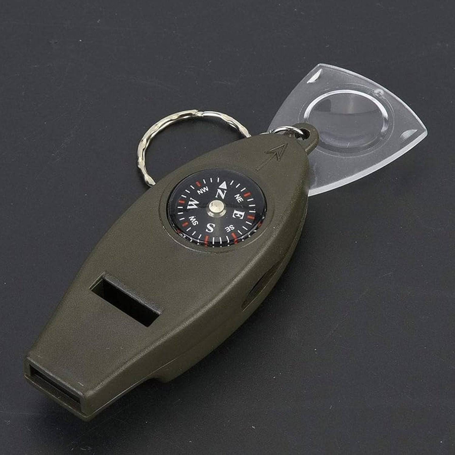 4 in 1 Multifunctional Emergency Survival Whistle (1 Pc)