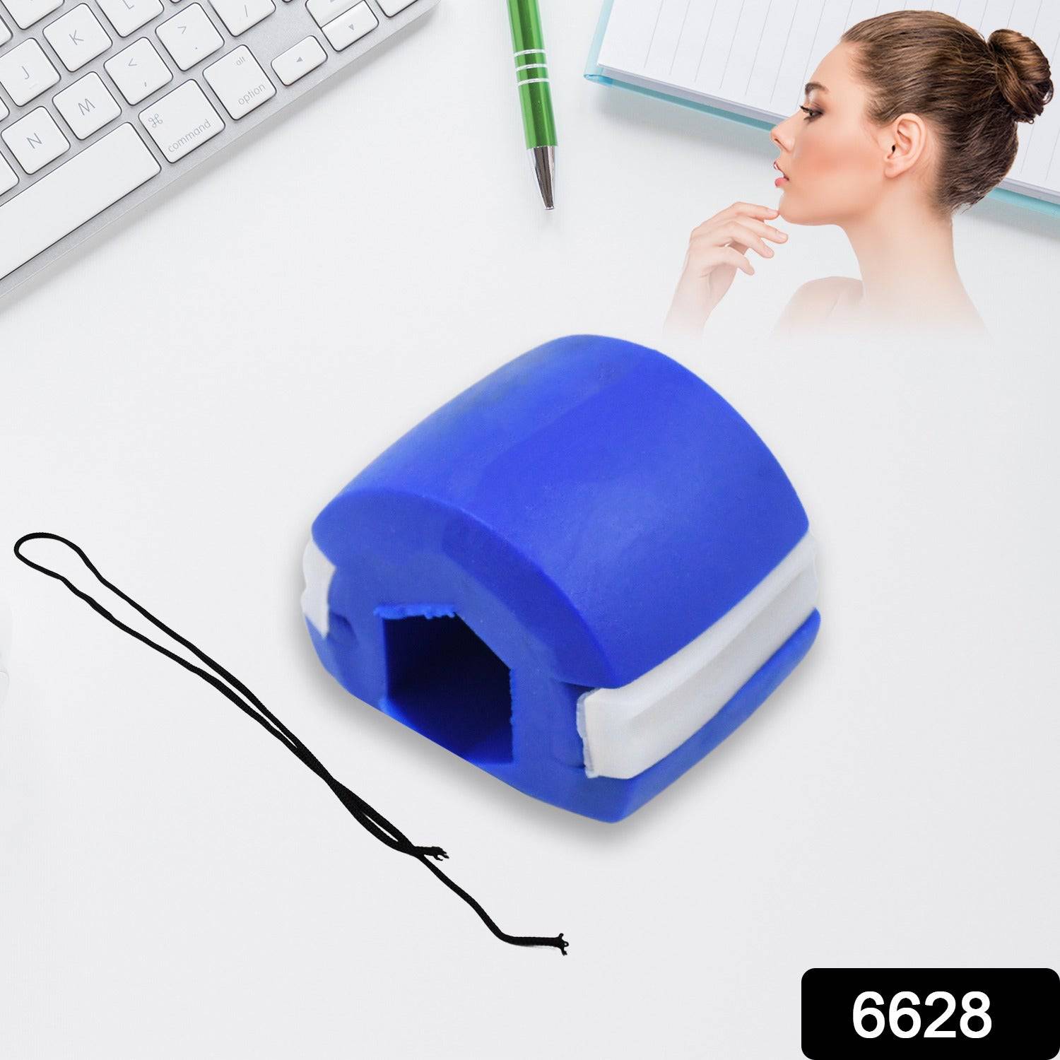 6128 DARK BLUE MOUTH EXERCISER USED TO GAIN SHARP AND CHISELLED EASILY AND FAST. - jugaad.shop